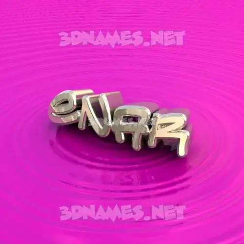 enar in Pink Graffiti style - 3D name wallpaper