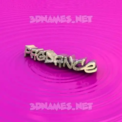 fagdance in Pink Graffiti style - 3D name wallpaper
