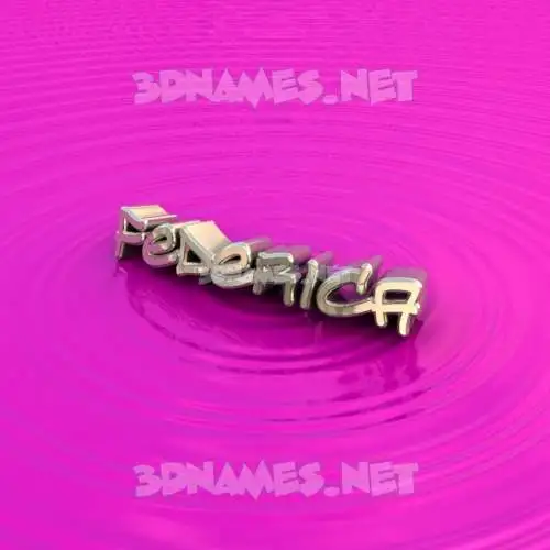 federica in Pink Graffiti style - 3D name wallpaper federica in Pink Graffiti style - 3D name wallpaper
