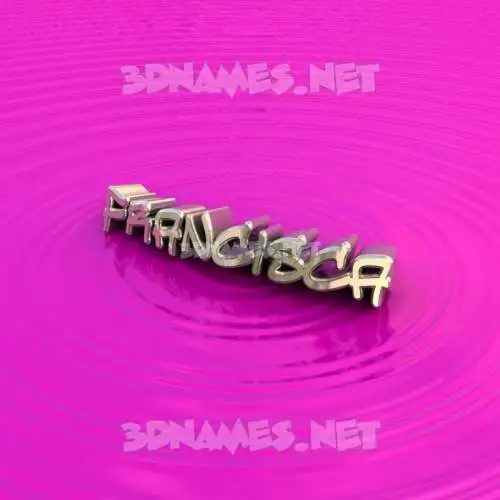 francisca in Pink Graffiti style - 3D name wallpaper francisca in Pink Graffiti style - 3D name wallpaper