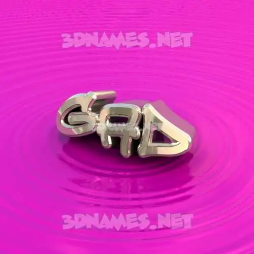 gad in Pink Graffiti style - 3D name wallpaper gad in Pink Graffiti style - 3D name wallpaper