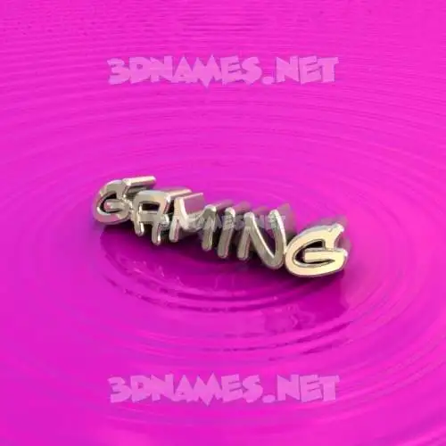gaming in Pink Graffiti style - 3D name wallpaper gaming in Pink Graffiti style - 3D name wallpaper