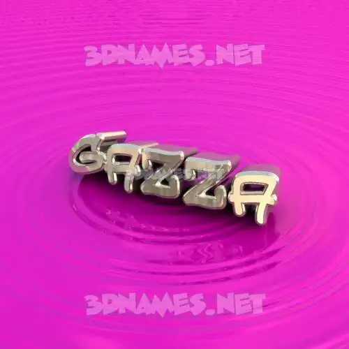 gazza in Pink Graffiti style - 3D name wallpaper gazza in Pink Graffiti style - 3D name wallpaper