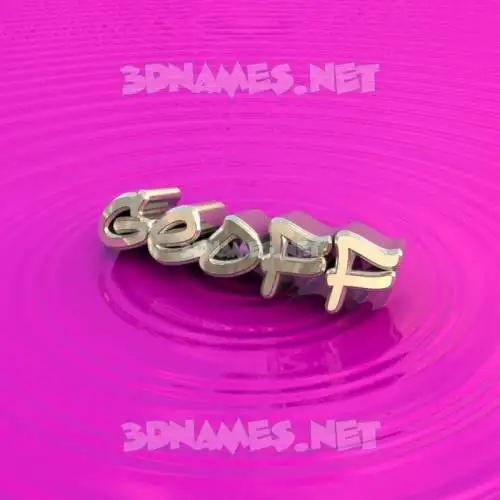 geoff in Pink Graffiti style - 3D name wallpaper geoff in Pink Graffiti style - 3D name wallpaper