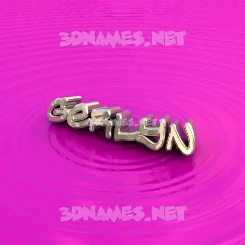gerlyn in Pink Graffiti style - 3D name wallpaper gerlyn in Pink Graffiti style - 3D name wallpaper