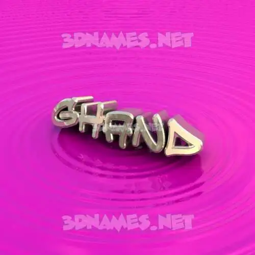 ghand in Pink Graffiti style - 3D name wallpaper ghand in Pink Graffiti style - 3D name wallpaper