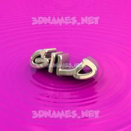 gilo in Pink Graffiti style - 3D name wallpaper gilo in Pink Graffiti style - 3D name wallpaper