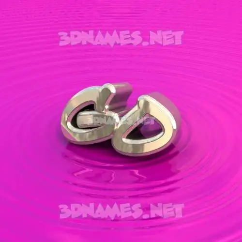 go in Pink Graffiti style - 3D name wallpaper