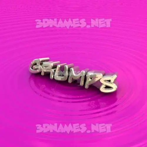 grumps in Pink Graffiti style - 3D name wallpaper grumps in Pink Graffiti style - 3D name wallpaper