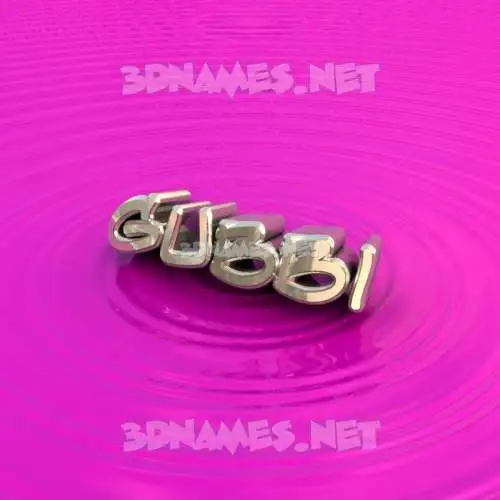 gubbi in Pink Graffiti style - 3D name wallpaper gubbi in Pink Graffiti style - 3D name wallpaper