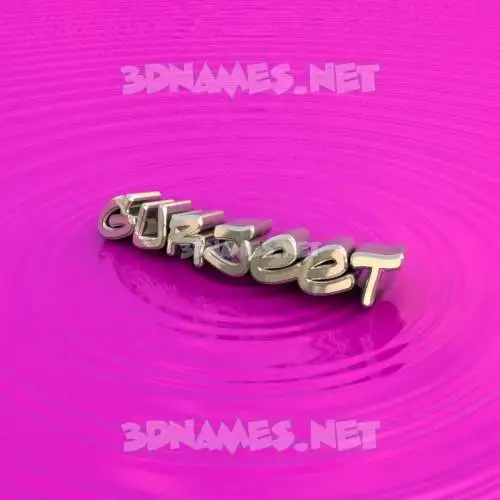 gurjeet in Pink Graffiti style - 3D name wallpaper