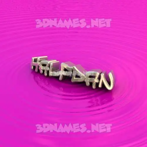 halfdan in Pink Graffiti style - 3D name wallpaper halfdan in Pink Graffiti style - 3D name wallpaper