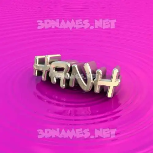 hanh in Pink Graffiti style - 3D name wallpaper