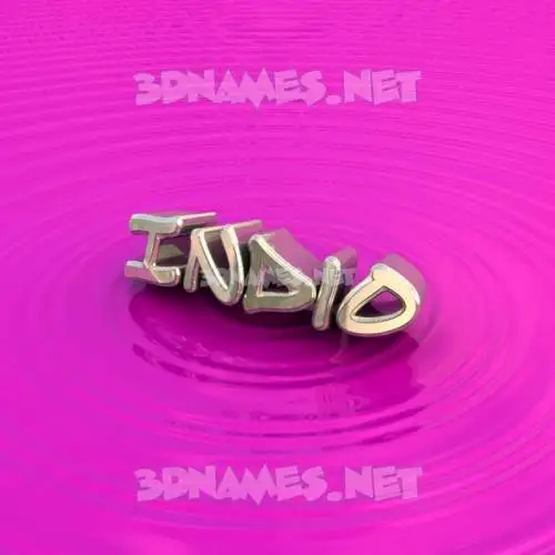 indio in Pink Graffiti style - 3D name wallpaper indio in Pink Graffiti style - 3D name wallpaper