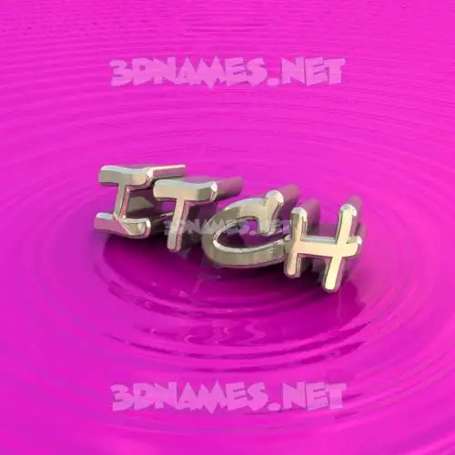 itch in Pink Graffiti style - 3D name wallpaper itch in Pink Graffiti style - 3D name wallpaper