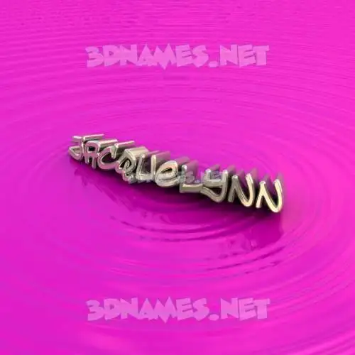jacquelynn in Pink Graffiti style - 3D name wallpaper