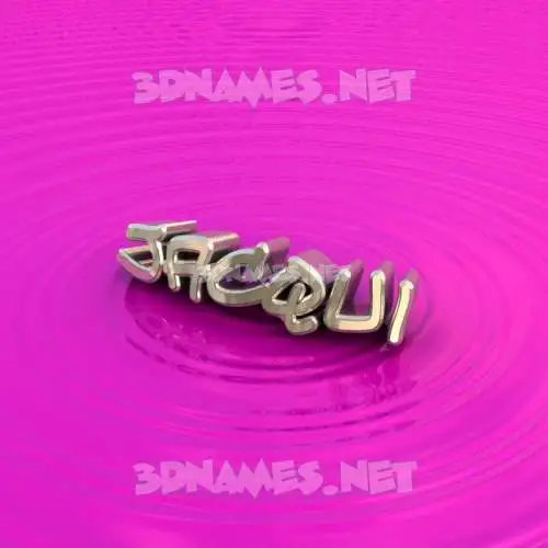 jacqui in Pink Graffiti style - 3D name wallpaper