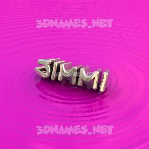 jimmi in Pink Graffiti style - 3D name wallpaper