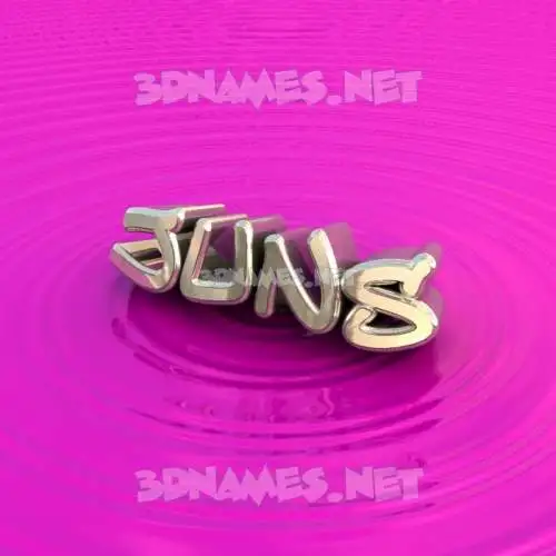 juns in Pink Graffiti style - 3D name wallpaper juns in Pink Graffiti style - 3D name wallpaper