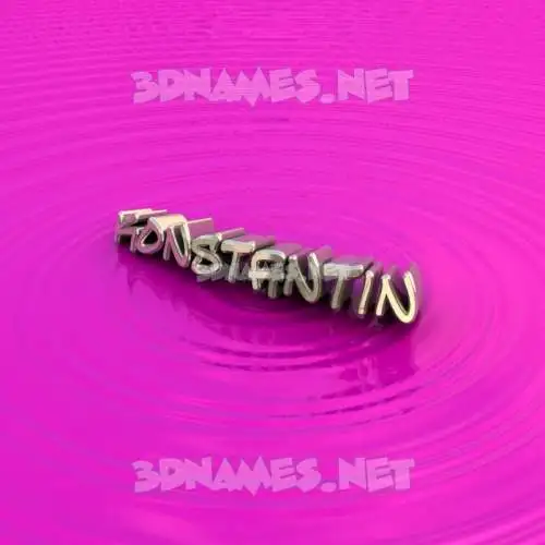 konstantin in Pink Graffiti style - 3D name wallpaper