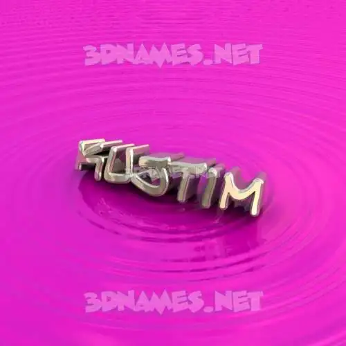 kujtim in Pink Graffiti style - 3D name wallpaper