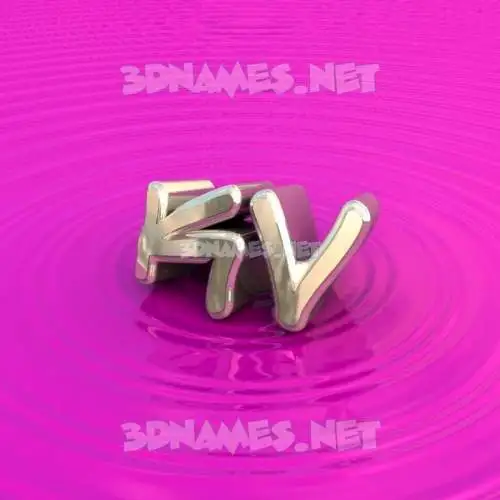 kv in Pink Graffiti style - 3D name wallpaper kv in Pink Graffiti style - 3D name wallpaper