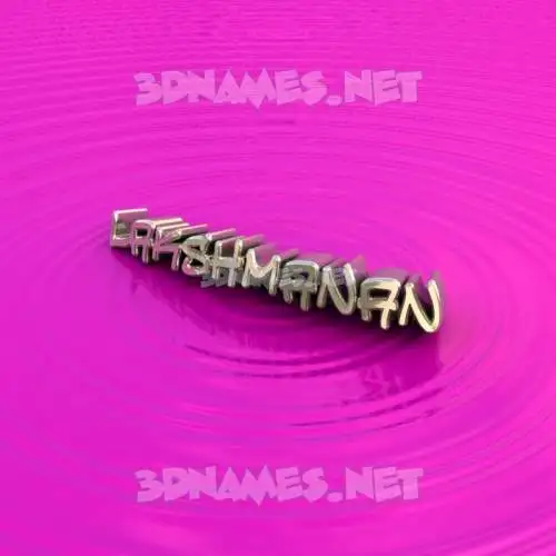 lakshmanan in Pink Graffiti style - 3D name wallpaper