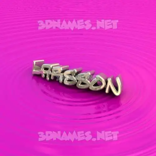 larsson in Pink Graffiti style - 3D name wallpaper