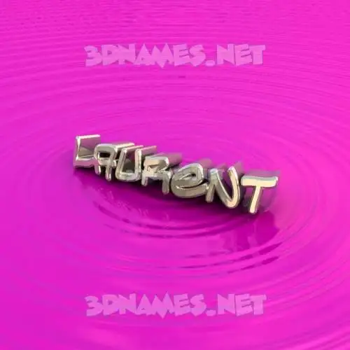 laurent in Pink Graffiti style - 3D name wallpaper