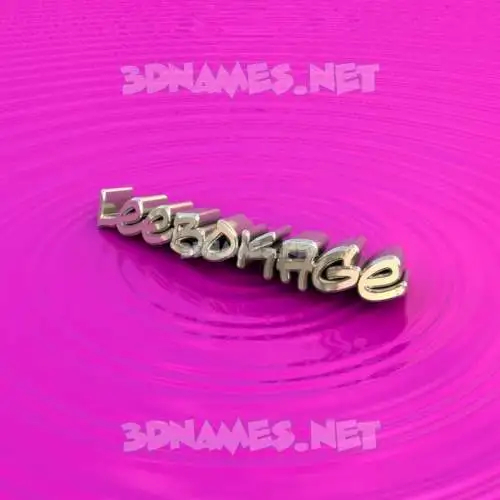 leebokage in Pink Graffiti style - 3D name wallpaper