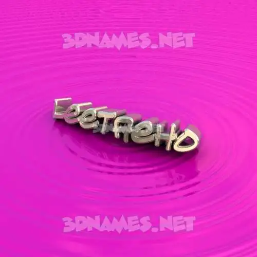 leetaeho in Pink Graffiti style - 3D name wallpaper