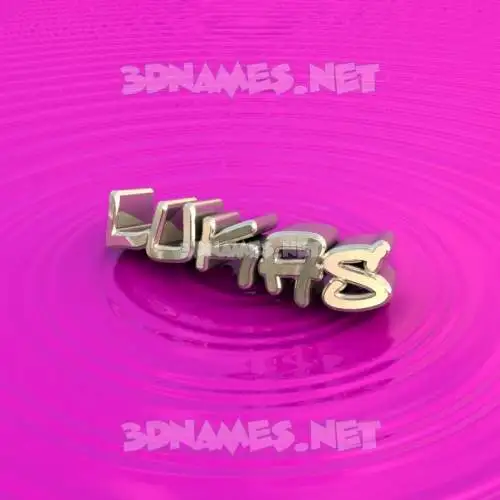 lukas in Pink Graffiti style - 3D name wallpaper lukas in Pink Graffiti style - 3D name wallpaper