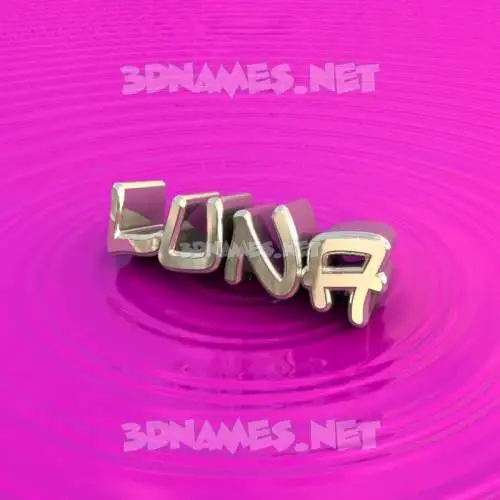 luna in Pink Graffiti style - 3D name wallpaper luna in Pink Graffiti style - 3D name wallpaper