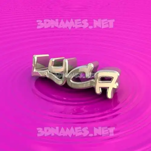 lyca in Pink Graffiti style - 3D name wallpaper