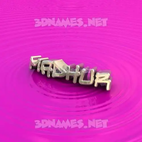 madhur in Pink Graffiti style - 3D name wallpaper madhur in Pink Graffiti style - 3D name wallpaper