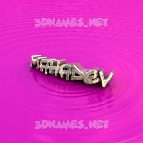 mahadev in Pink Graffiti style - 3D name wallpaper