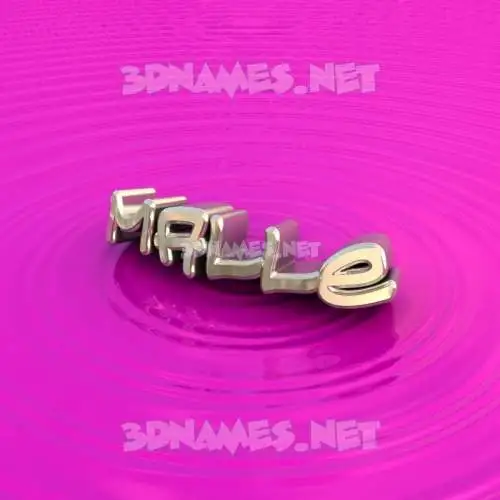 malle in Pink Graffiti style - 3D name wallpaper malle in Pink Graffiti style - 3D name wallpaper