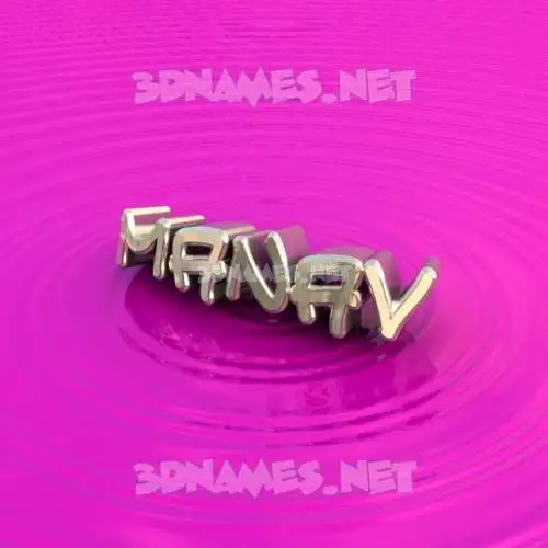 manav in Pink Graffiti style - 3D name wallpaper