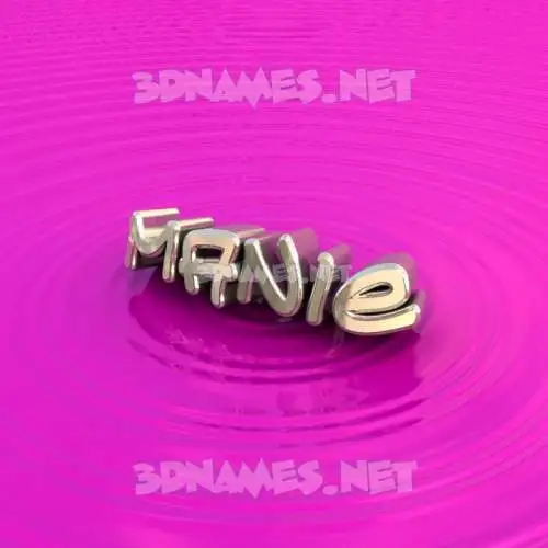 manie in Pink Graffiti style - 3D name wallpaper