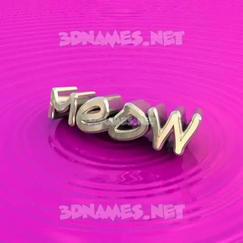meow in Pink Graffiti style - 3D name wallpaper meow in Pink Graffiti style - 3D name wallpaper