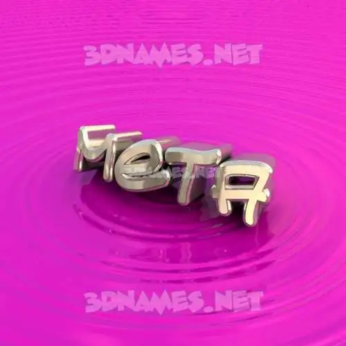 meta in Pink Graffiti style - 3D name wallpaper meta in Pink Graffiti style - 3D name wallpaper