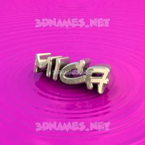 mica in Pink Graffiti style - 3D name wallpaper mica in Pink Graffiti style - 3D name wallpaper