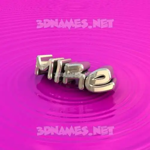 mire in Pink Graffiti style - 3D name wallpaper