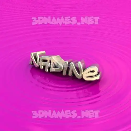 nadine in Pink Graffiti style - 3D name wallpaper nadine in Pink Graffiti style - 3D name wallpaper