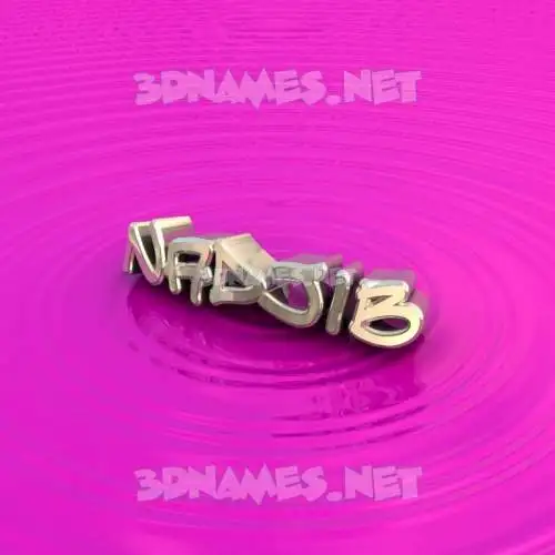 nadjib in Pink Graffiti style - 3D name wallpaper nadjib in Pink Graffiti style - 3D name wallpaper