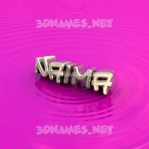 naima in Pink Graffiti style - 3D name wallpaper
