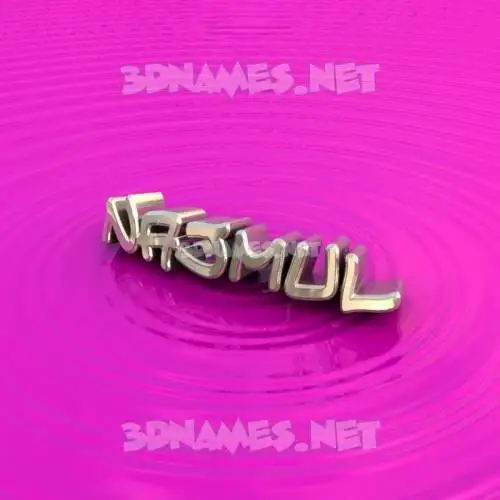 najmul in Pink Graffiti style - 3D name wallpaper najmul in Pink Graffiti style - 3D name wallpaper