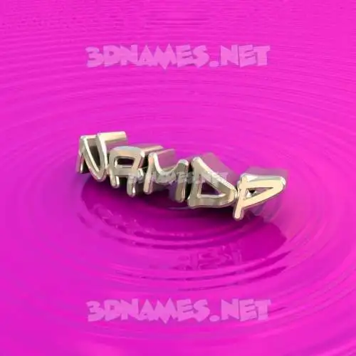 namdp in Pink Graffiti style - 3D name wallpaper