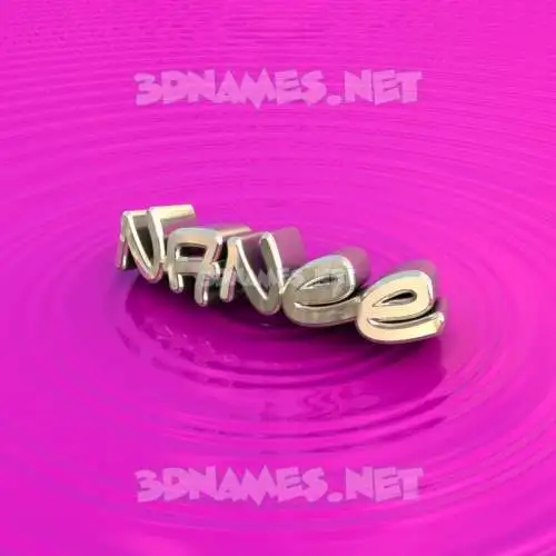 nanee in Pink Graffiti style - 3D name wallpaper