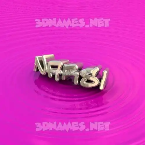 narsi in Pink Graffiti style - 3D name wallpaper